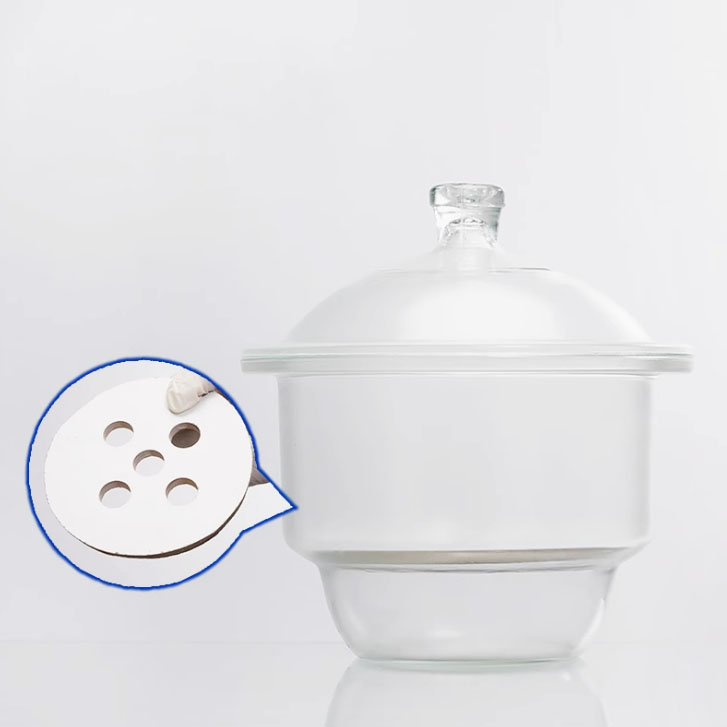     351 Desiccator with porcelain plate