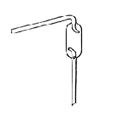     342 Cylindrical form nitrogen bulb,Kjeldahl