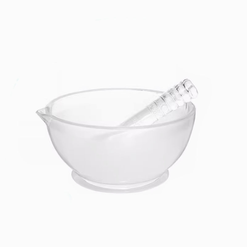     383 Mortar with glass pestle