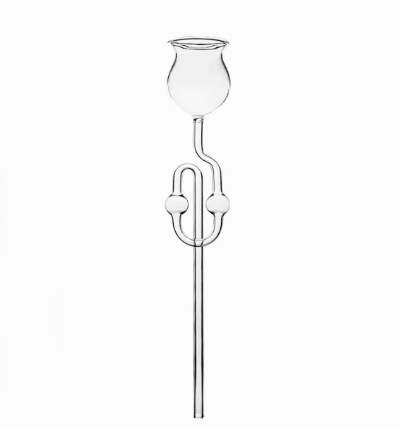     524 Safe funnel with two bulbs in loop
