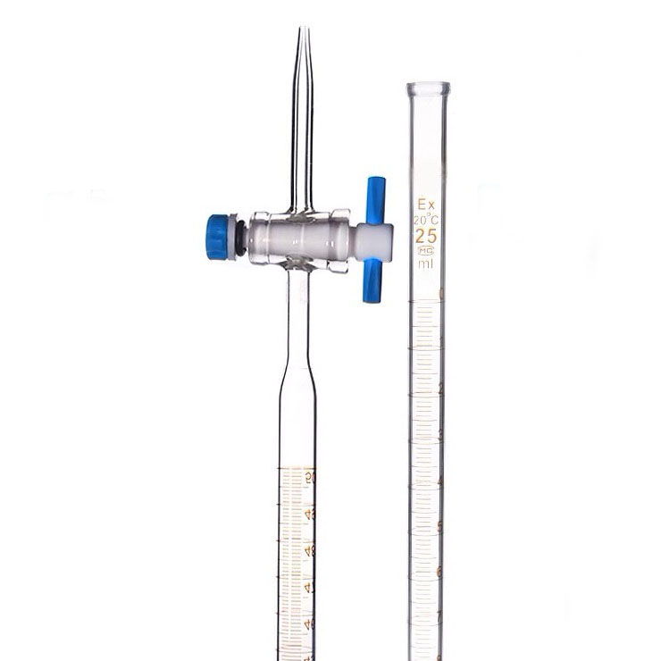 NO.8642B Class B burette with straight PTFE stopcock