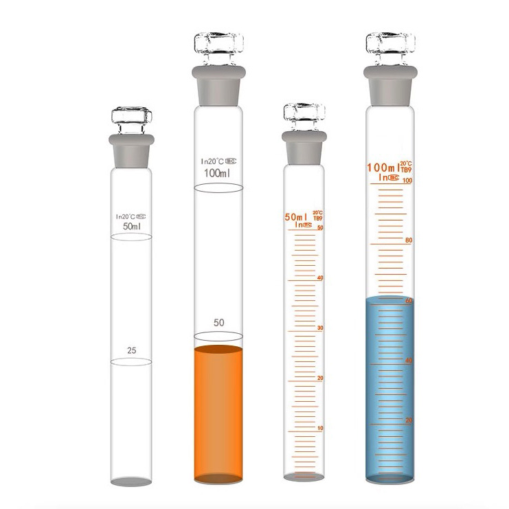     872 Colorimeter tube with glass hollow stopper