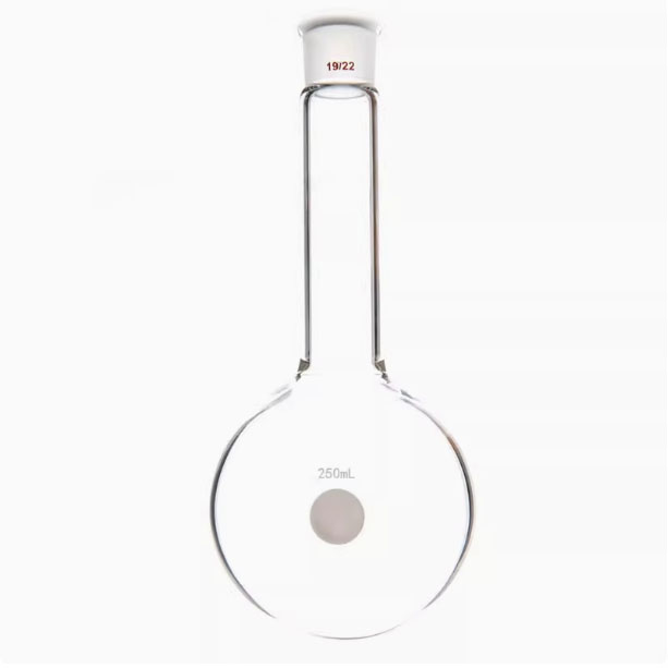 NO.5002 Boiling flask round bottom with long neck and standard ground mouth
