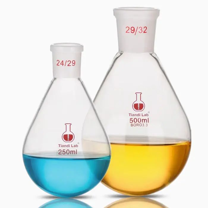 NO.5011 Eggplant shape flask with standard ground mouth