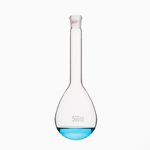 NO.5012 Eggplant flask with long neck and standard ground mouth