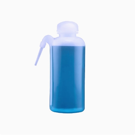 Side - tube plastic washing bottle