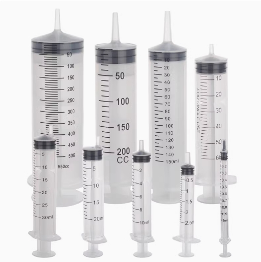 Plastic syringe (for laboratory use)