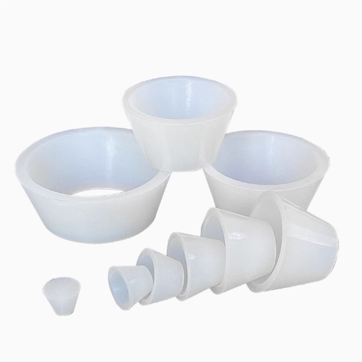 Silicone funnel holder